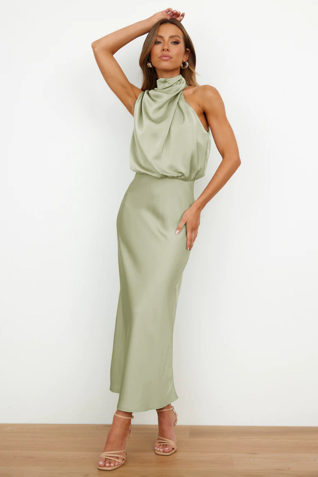 Penney's - Elegant Satin Dress