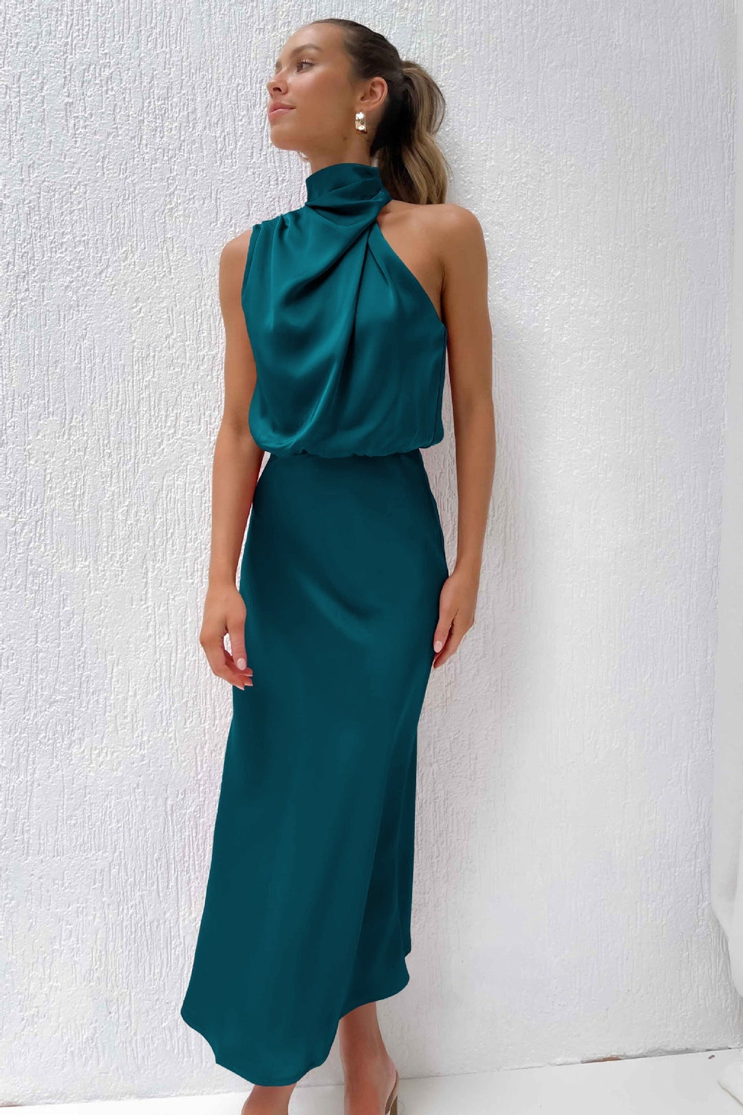 Penney's - Elegant Satin Dress