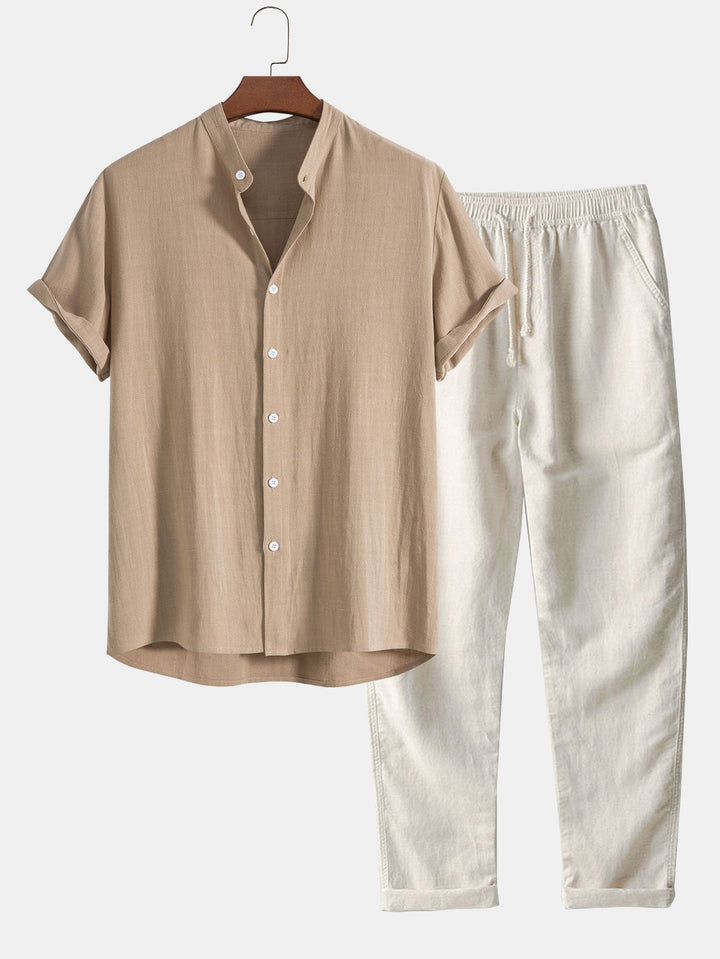 Mark - Casual set with linen pants