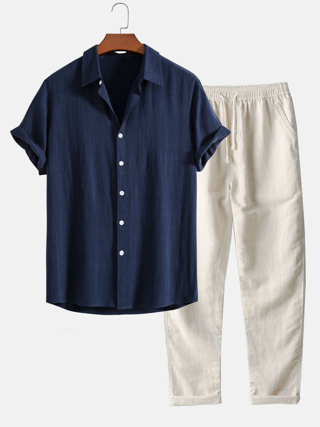 Mark - Casual set with linen pants