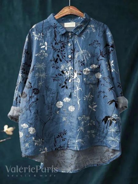 Lilly - Elegant Floral Blouse