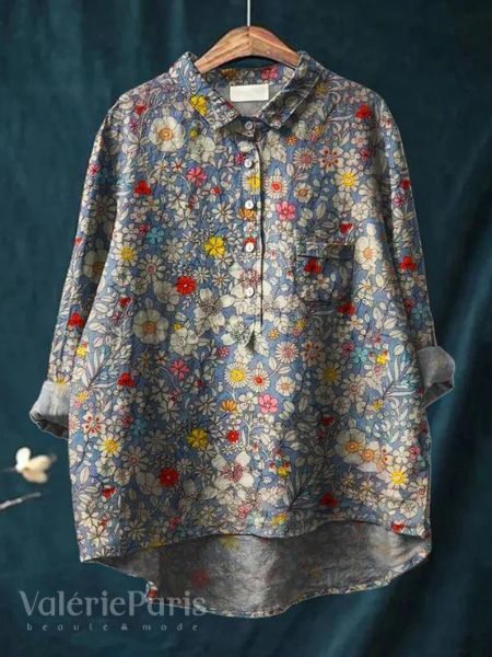 Lilly - Elegant Floral Blouse