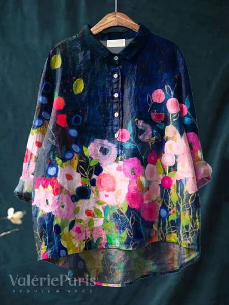 Lilly - Elegant Floral Blouse