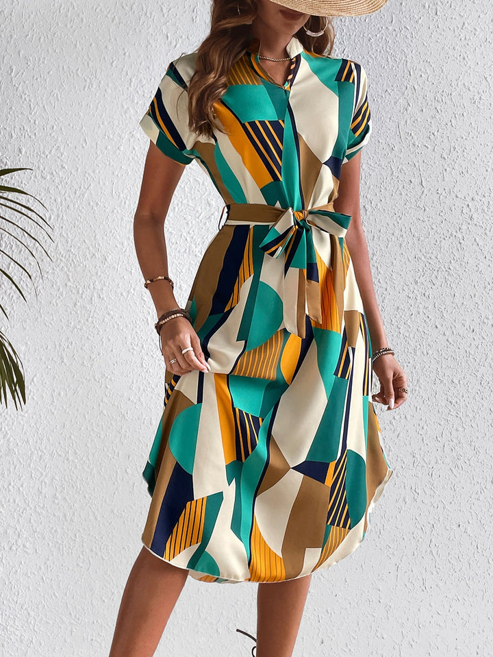 Zara™ Abstract Art Dress