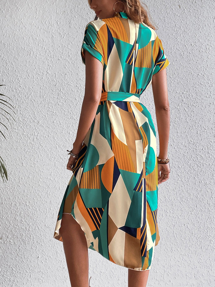 Zara™ Abstract Art Dress