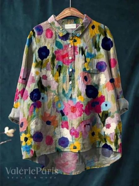 Lilly - Elegant Floral Blouse