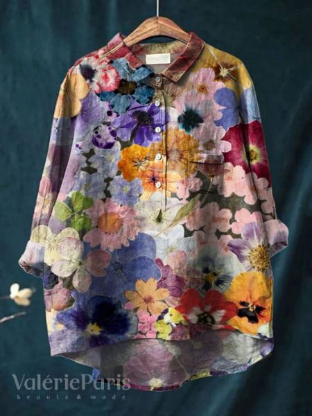 Lilly - Elegant Floral Blouse