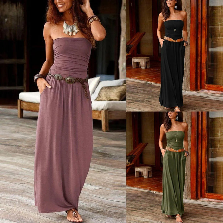 Grace - Strapless Maxi Dress