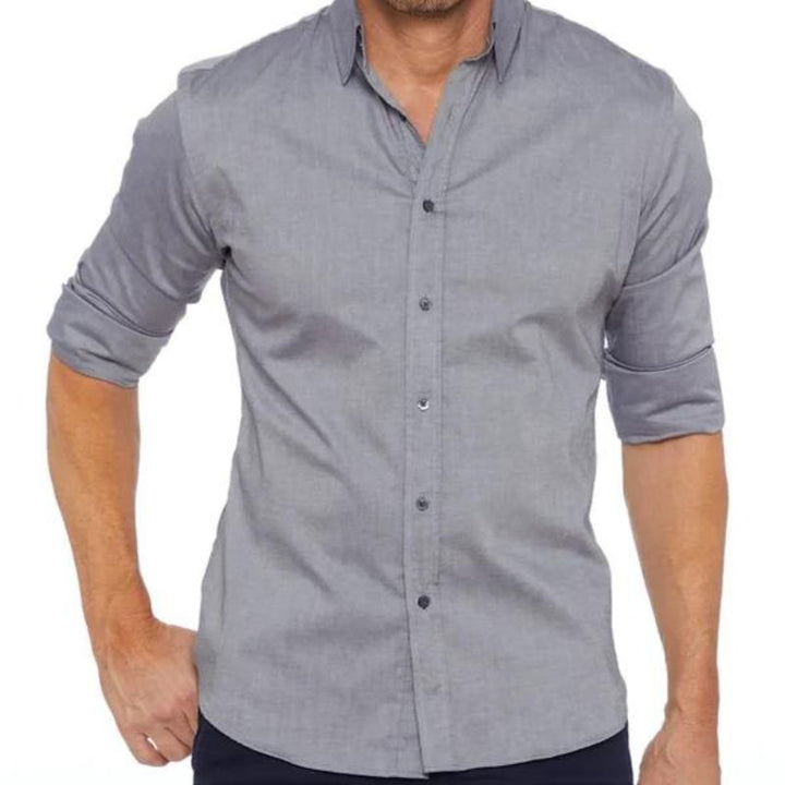 Jake Wrinkle-resistant zipped shirt