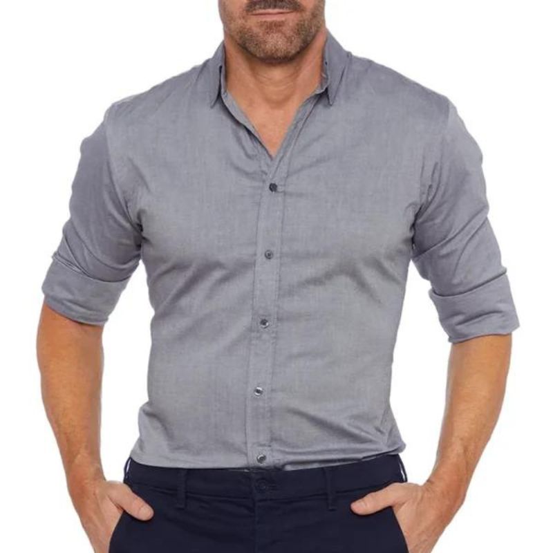 Jake Wrinkle-resistant zipped shirt