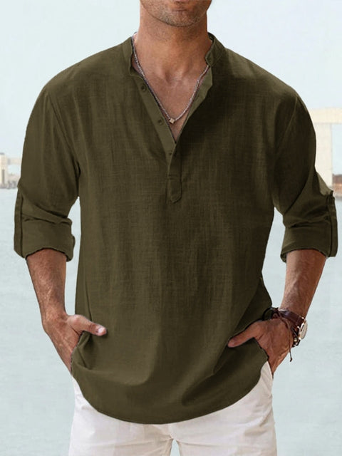 Damian - CASUAL LINEN SHIRT