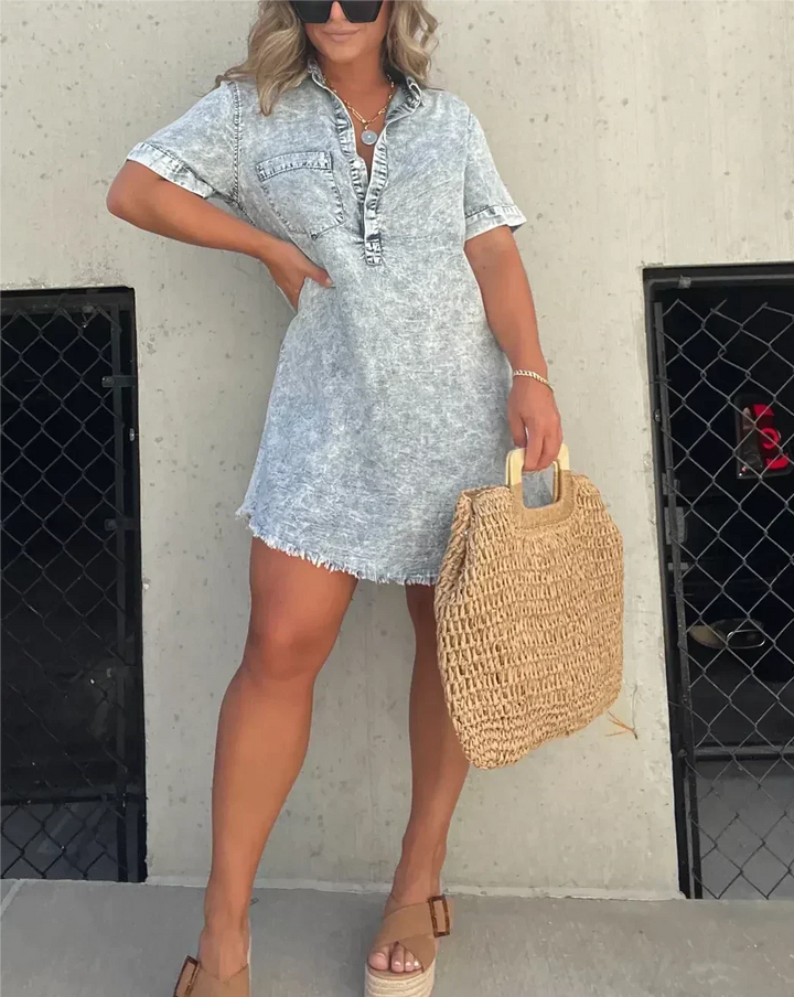 Vera | Denim Shirt Dress